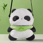 The Palace Museum Panda & Calligraphy Art Plush Crossbody Bag