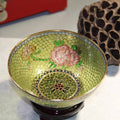 The Cloisonne Enamel Fortune-Attracting Transparent Blue Bowl