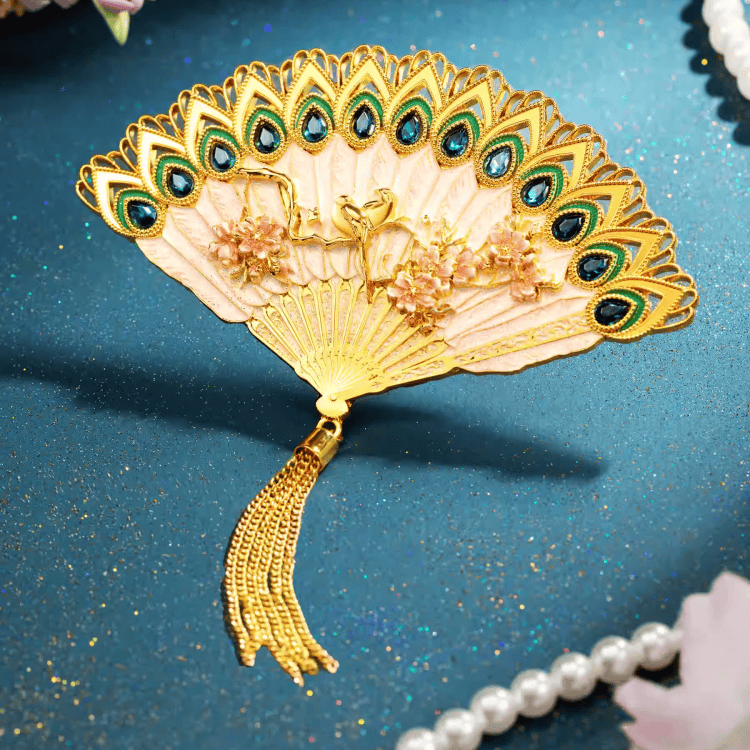 The Palace Museum Feather Fan Fridge Magnet