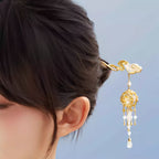 The Palace Museum Moon Rabbit Tassel Hairpin Amidst the Clouds
