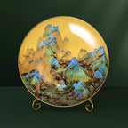 The Palace Museum Thousand Miles of Rivers and Mountains Bone China Plate