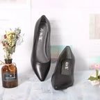 Neilan Sheng  Professional Black Cowhide Leather  for Women's Shoes