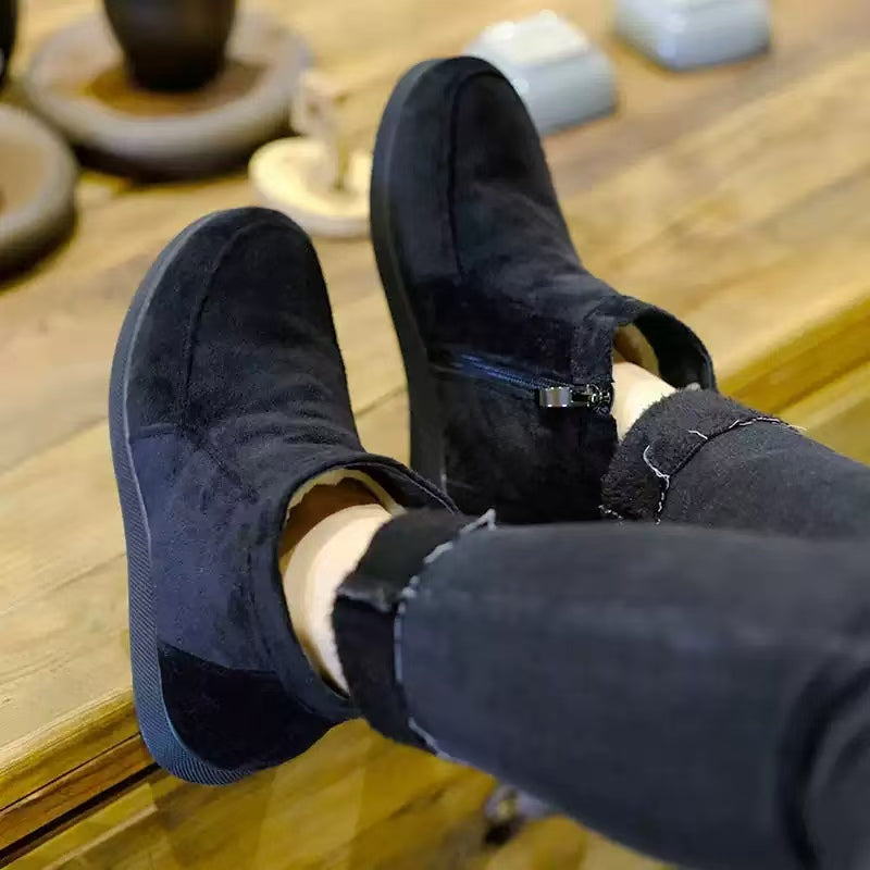 Neilan Sheng  Half-Wool Lining Zipper Warm  Women's Shoes