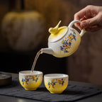 Shangxinle Forbidden City Aromatherapy Magpie Ascending the Cassia Tea Set