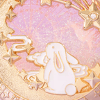 The Palace Museum Day & Night Sand-Flow Couple Keychains