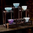 Shangxinle Forbidden City Five Famous Kilns KungFu Tea Cup Set