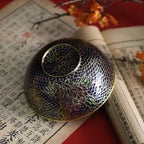 The Cloisonne Enamel Fortune-Attracting Transparent Blue Bowl
