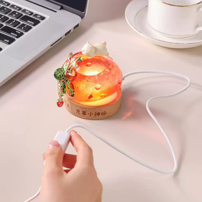 Shangxinle Forbidden City Strawberry Weather Bottle Night Light