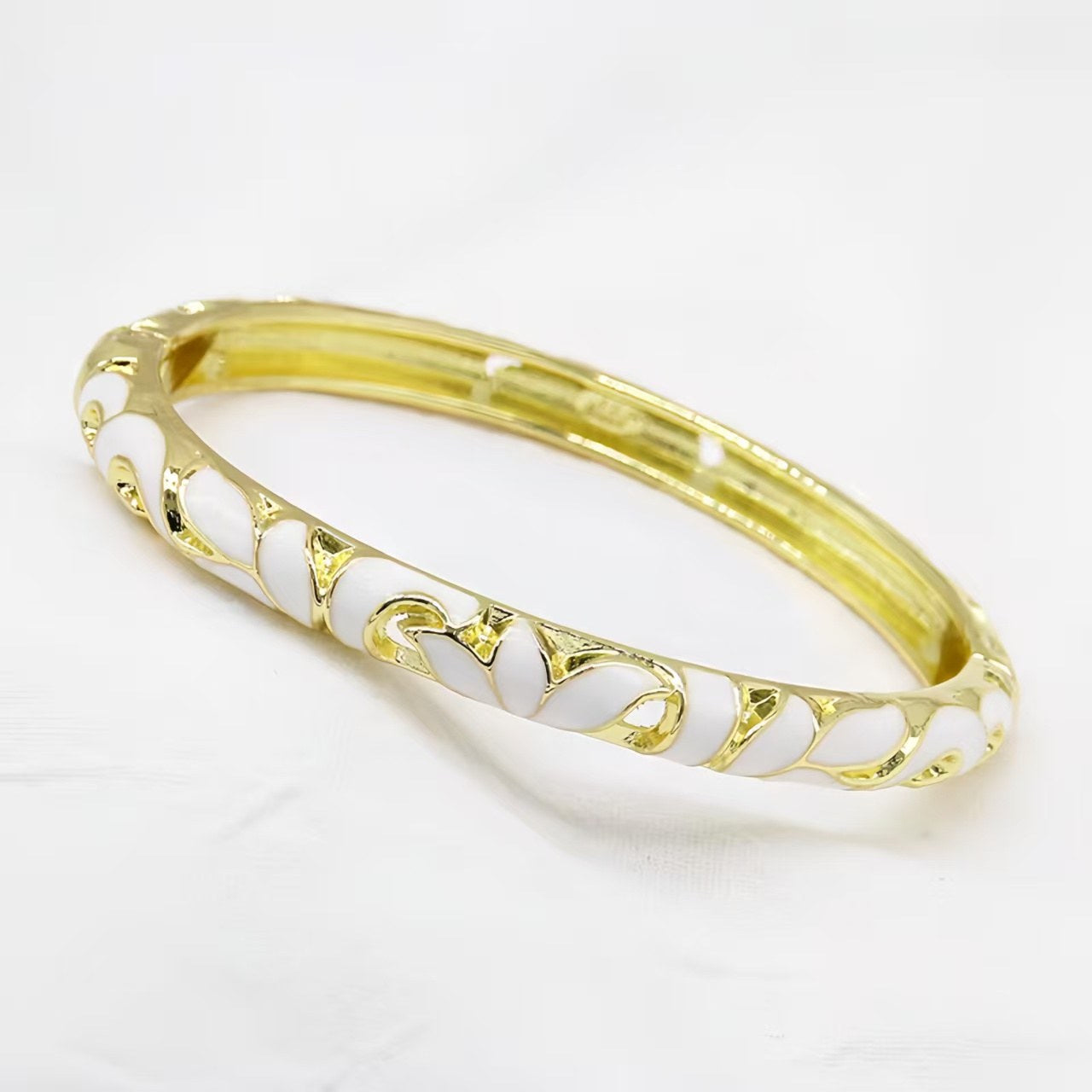 The JTF Cloisonne Bangle with Enamel Work Women's