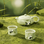 The Palace Museum Panda Calligraphy Tea Set