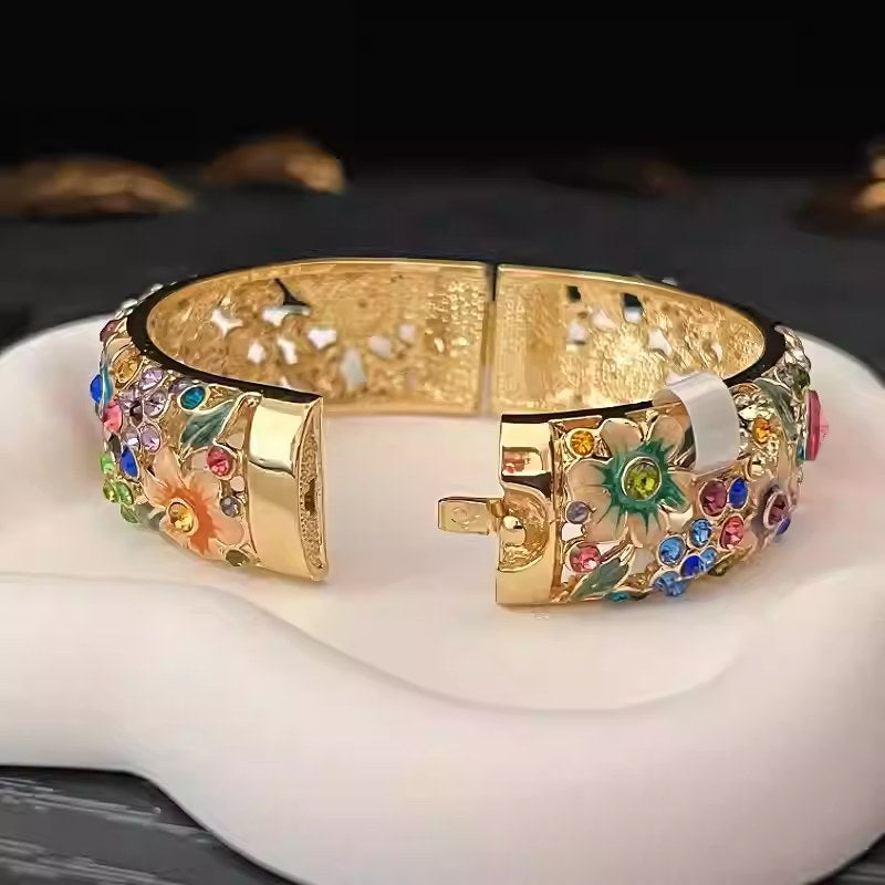 The Cloisonne Enamel Bracelet Antique-Style Jewelry