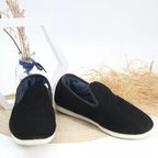 Neilian Sheng Tongue Corduroy Loafers Men's Boots