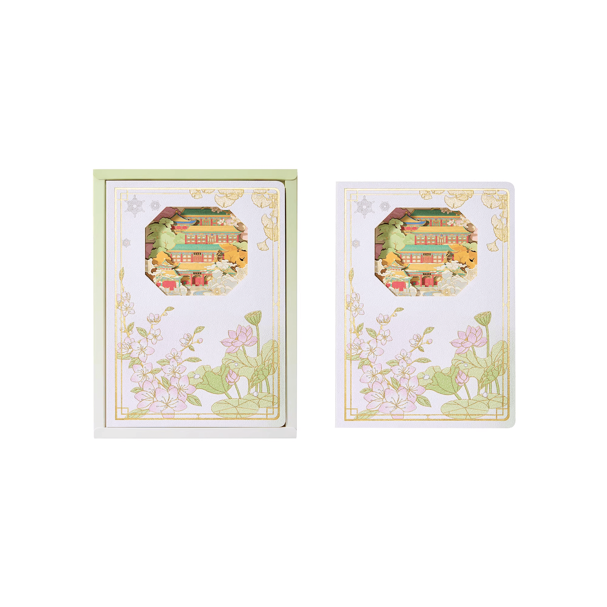The Palace Museum Qianlong Garden Paper-Cut Art Notebook