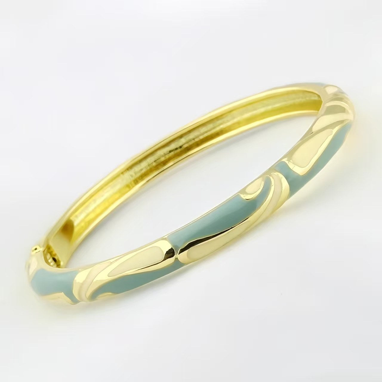 The JTF Beijing Cloisonne Bangle for Women Enameled Fine Round Bangle Bestie Gift