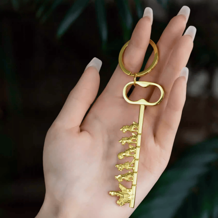 The Palace Museum Roof Beast Keychain