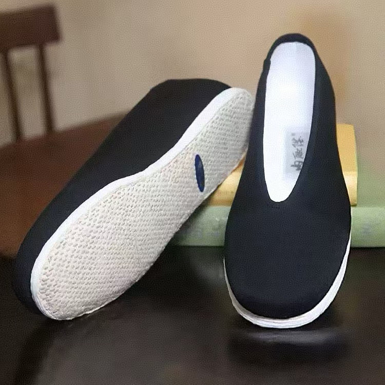 Neilan Sheng Chinese-Style Old Beijing Black Casual Breathable Men's Shoes