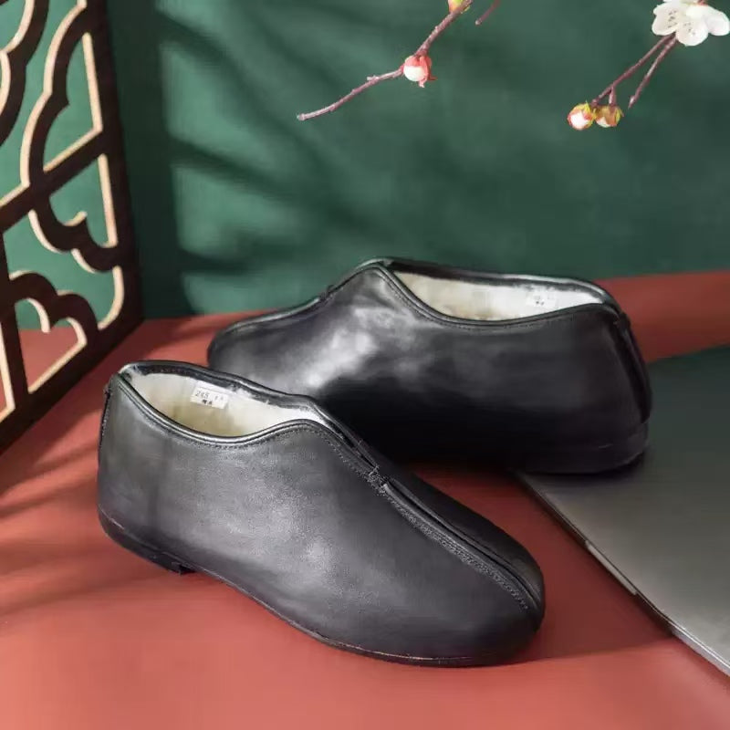 Neilan Sheng Sheng Cotton Traditional Brand Cloth Cotton Men's Shoes