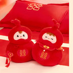 The Palace Museum Double Happiness Bedside Doll Creative Gift