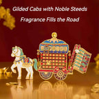 The Palace Museum Galloping Horse & Luxury Car Perpetual Calendar Fridge Magnet