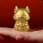 Shangxinle Forbidden City Golden Dragon Office Desk Copper Ornament