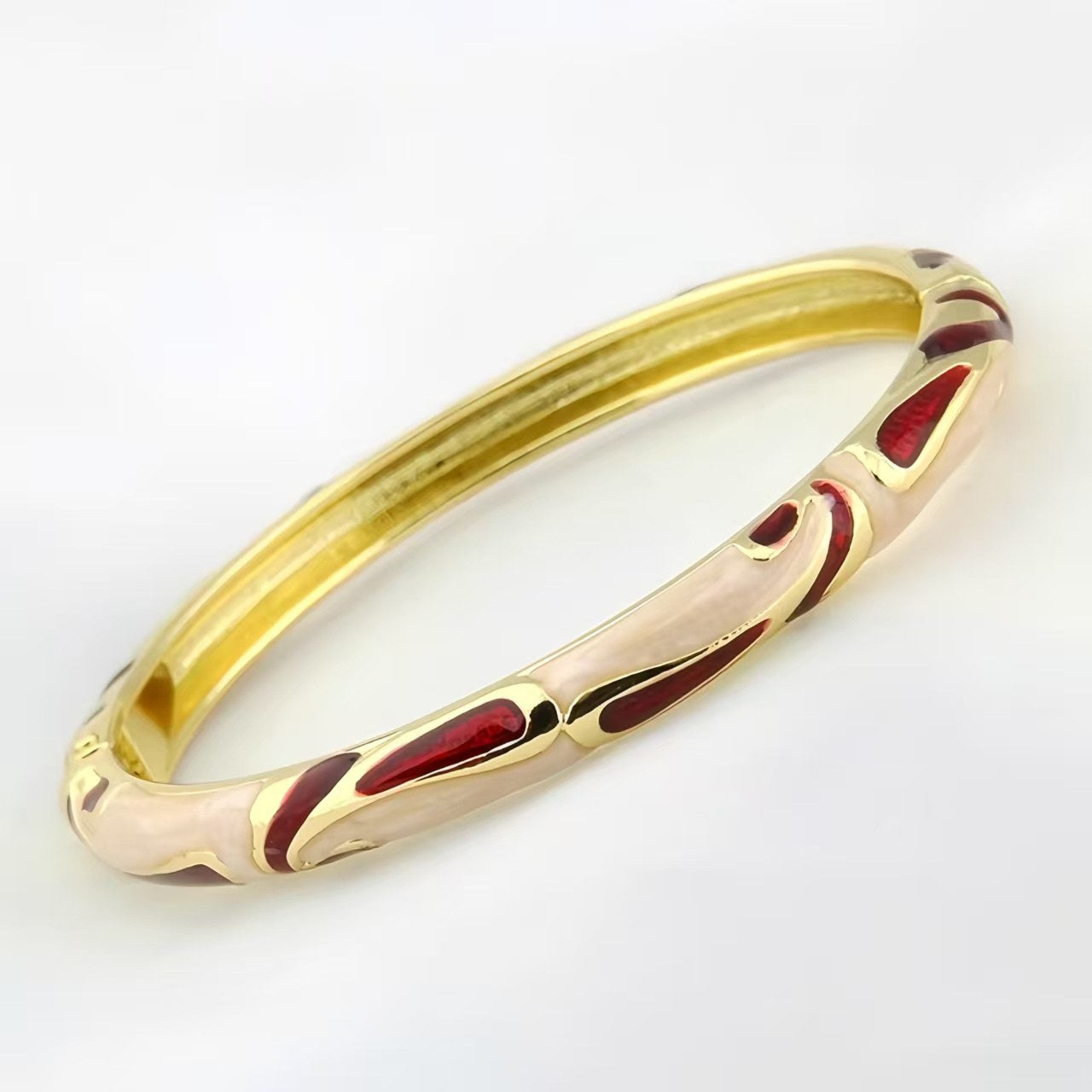 The JTF Beijing Cloisonne Bangle for Women Enameled Fine Round Bangle Bestie Gift