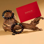 The Palace Museum Dragon-Patterned Rosewood Wooden Bracelet Gift
