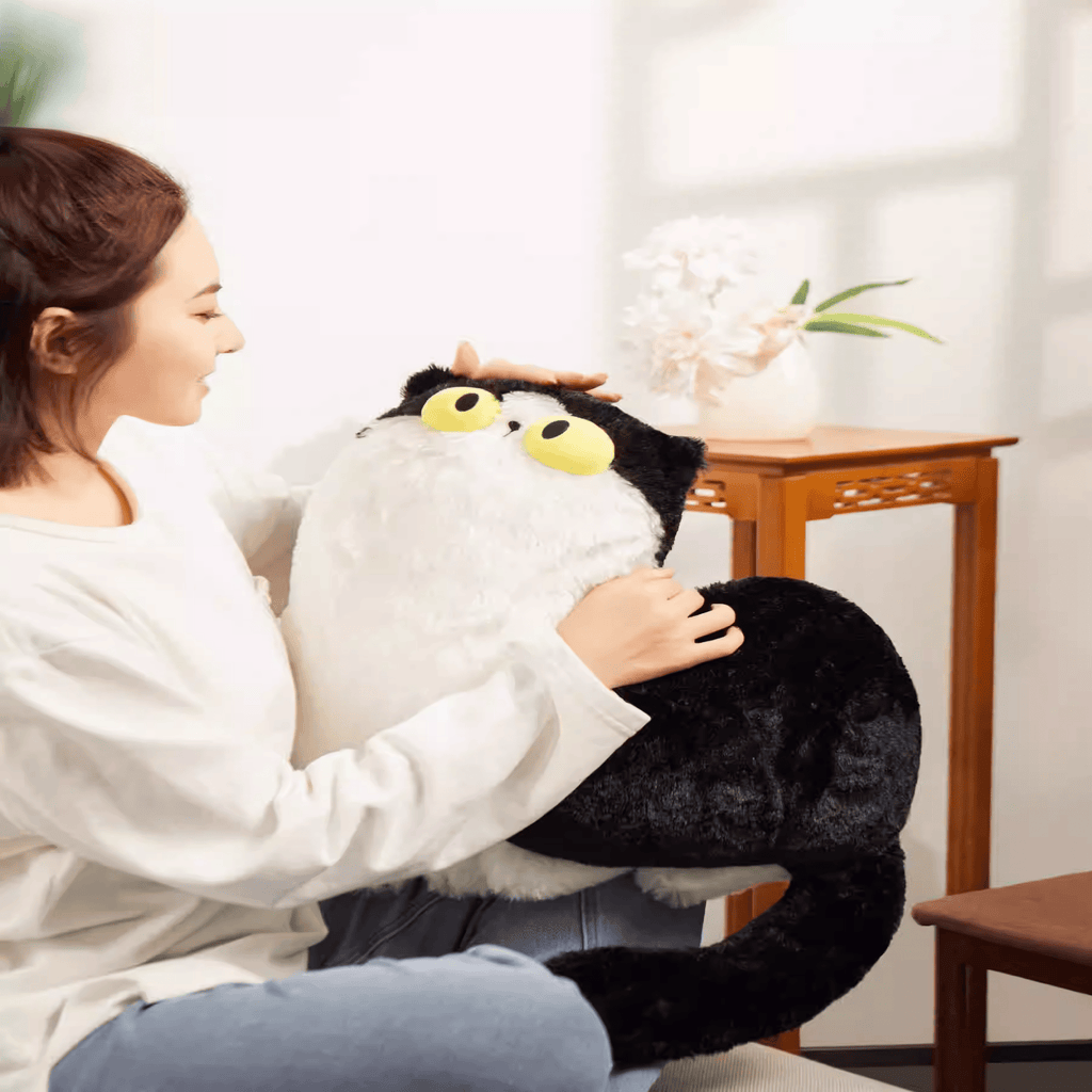 The Palace Museum Cute Cat Pact Plush Cartoon Pillow