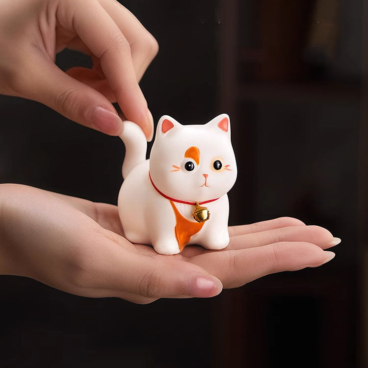 Shangxinle Forbidden City Cat Thread Incense Sandalwood Ornament