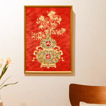 The Palace Museum Auspicious Gourd Decorative Painting