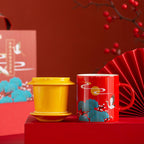Shangxinle Forbidden City Auspicious Crane Ceramic Tea Cup