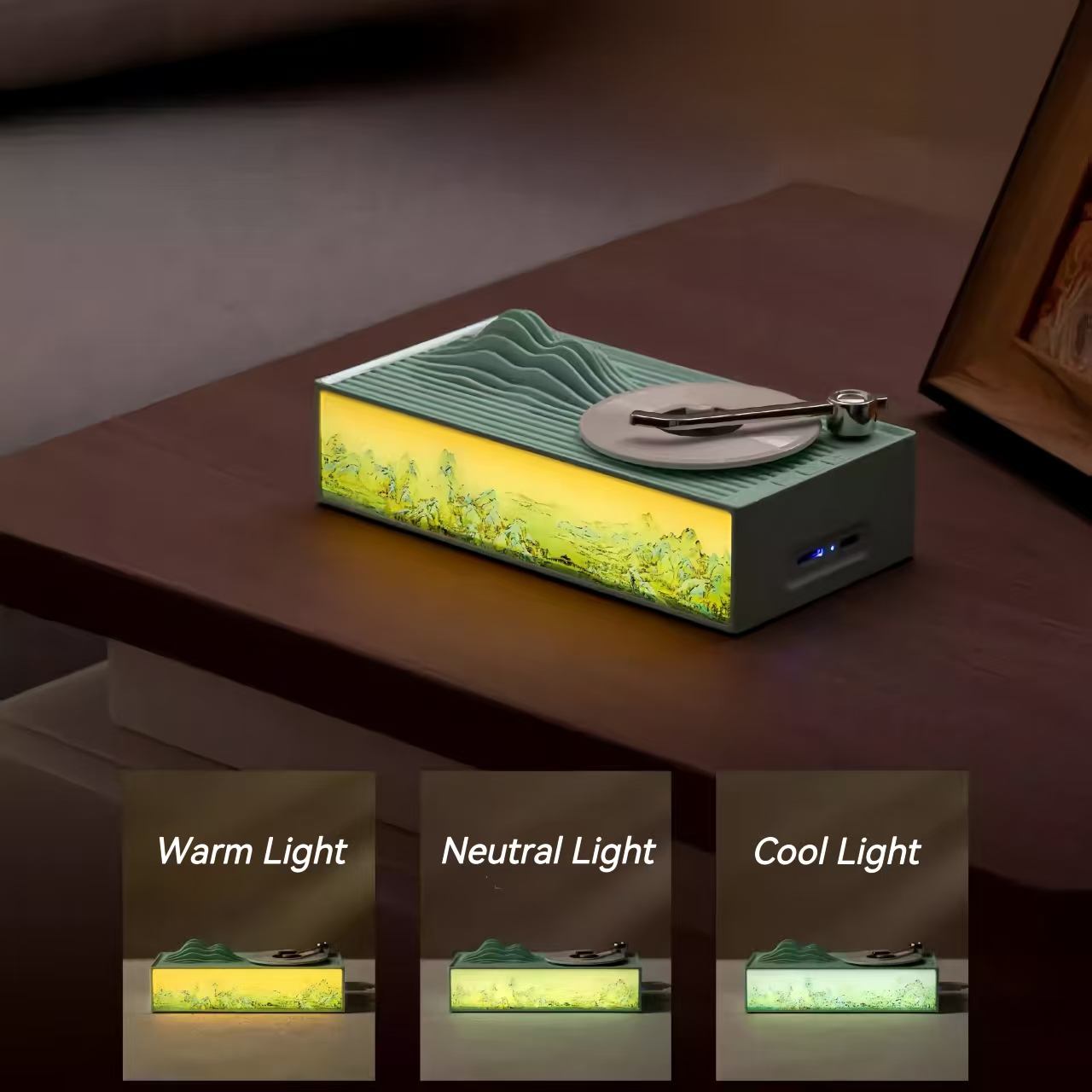 The Palace Museum Thousand Miles of Rivers & Mountains Bluetooth Speaker Night Light