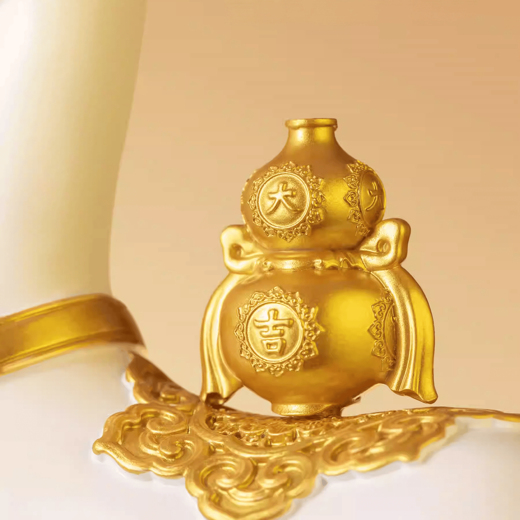 The Palace Museum Fortune Blessing & Eternal Prosperity Ornament