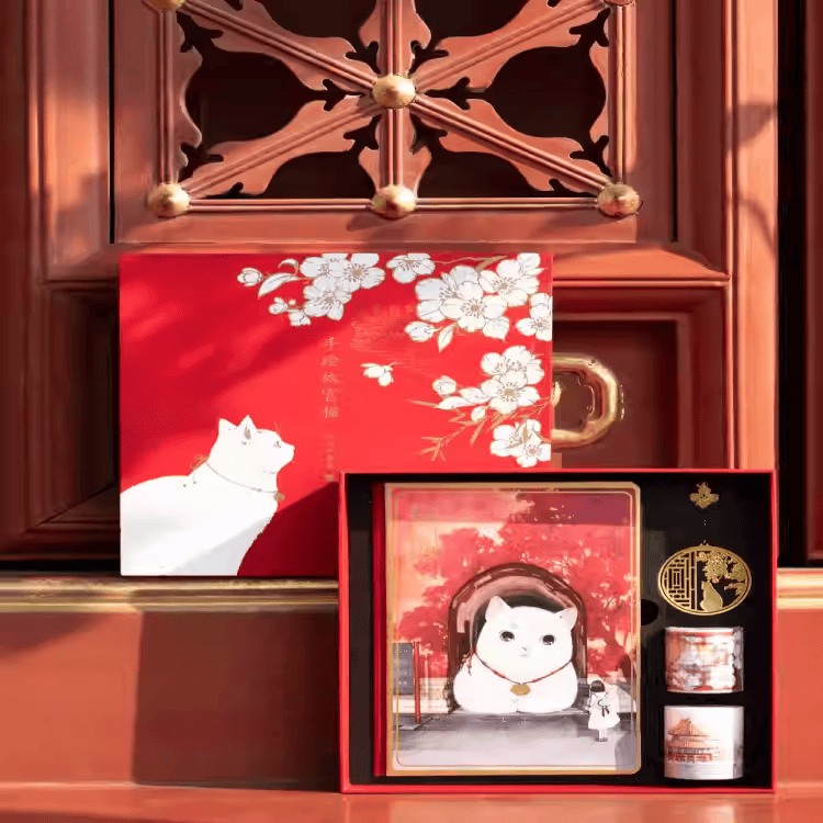 The Palace Museum Cat Notebook Gift Set