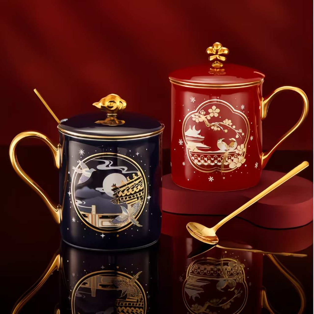 The Palace Museum Perfect Moments Couple's Matching Temperature-Sensitive Mugs
