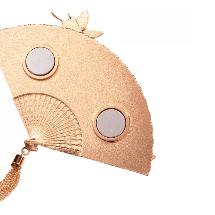 The Palace Museum Feather Fan Fridge Magnet