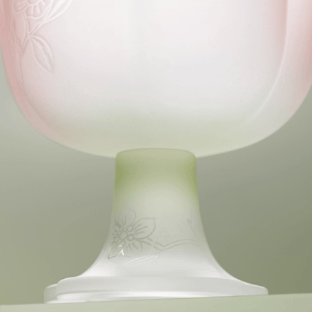 The Palace Museum Plum Blossom Shadow & Floral Fragrance Crystal Glass Cup