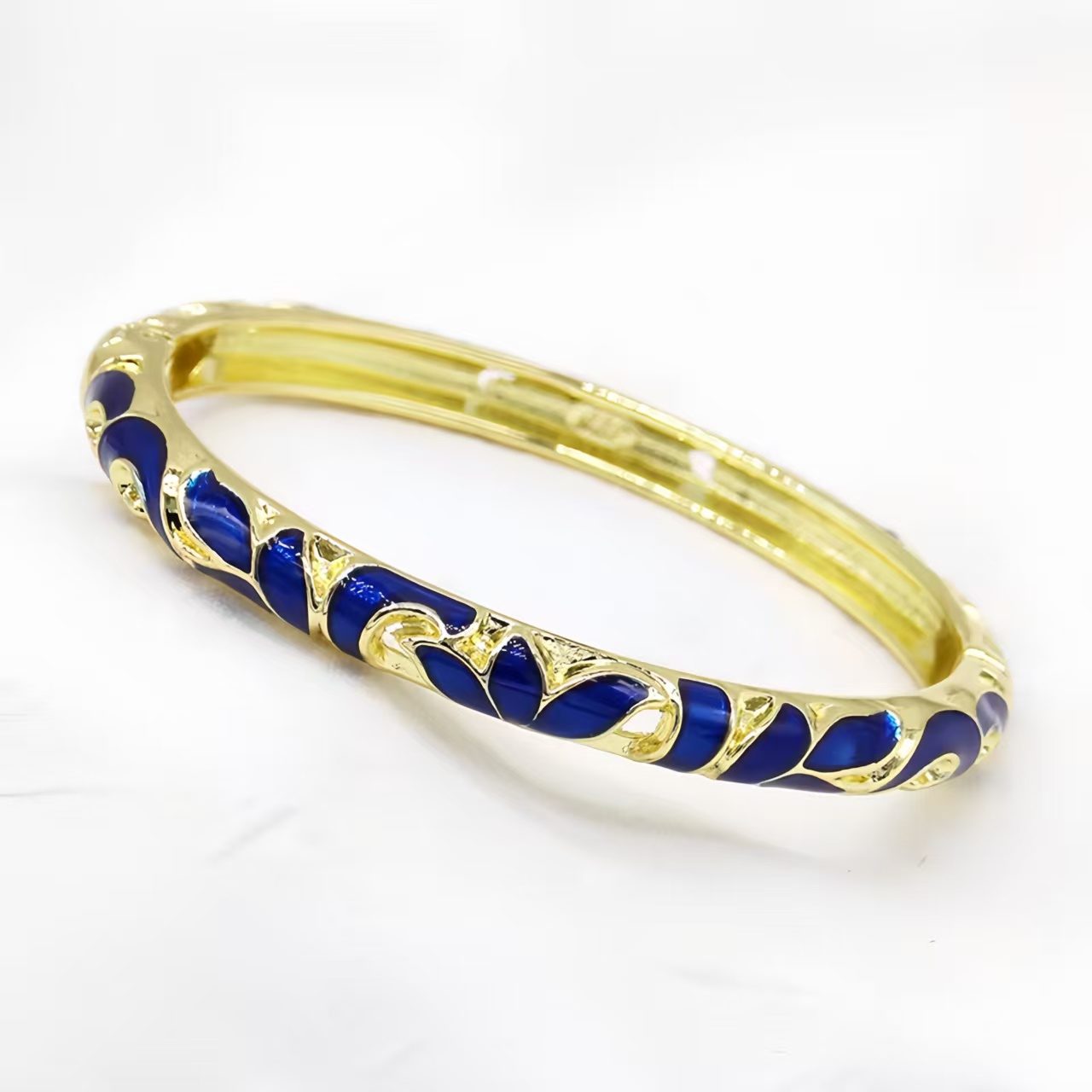 The JTF Cloisonne Bangle with Enamel Work Women's