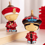 The Palace Museum Imperial Emperor & Empress Wedding Bobblehead Figurine