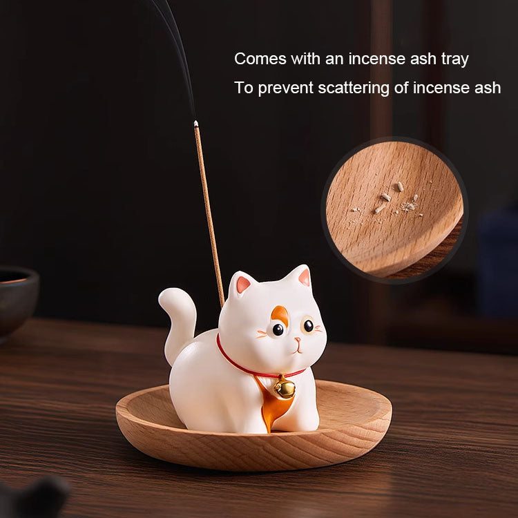 Shangxinle Forbidden City Cat Thread Incense Sandalwood Ornament