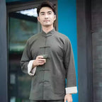 Rui Fu Xiang New Tangzhuang Long-Sleeve Men's Shirts