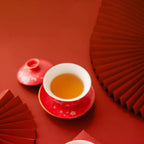 Shangxinle Forbidden City Ceramic High-end Tea Double Cup Lid Bowl