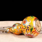 The Cloisonne Copper Gourd with Enamel Inlay Decorative Ornaments