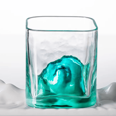 The Palace Museum Panorama of Rivers and Mountains Glass Cup Set