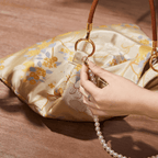 The Palace Museum Golden Branch & Jade Rabbit Shoulder Bag
