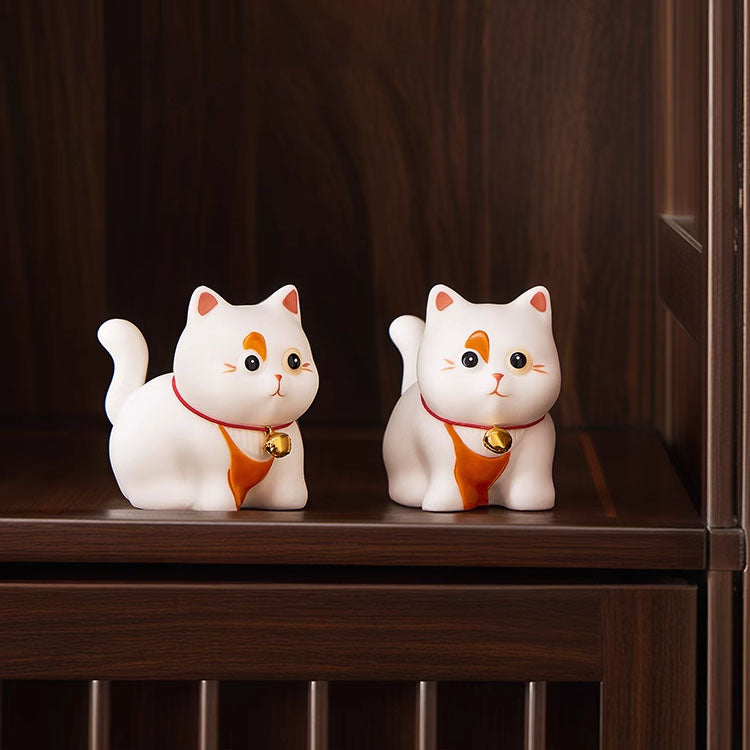 Shangxinle Forbidden City Cat Thread Incense Sandalwood Ornament