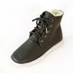 NeiLian Sheng  High-Top Lace-Up Cowhide Cotton Men's Shoes