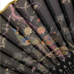 The Palace Museum Folding Fan with Hundred Birds Worshipping the Phoenix Motif