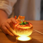 Shangxinle Forbidden City Cat Good Luck Weather Bottle Night Light