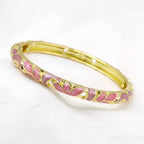 The JTF Cloisonne Bangle with Enamel Work Women's