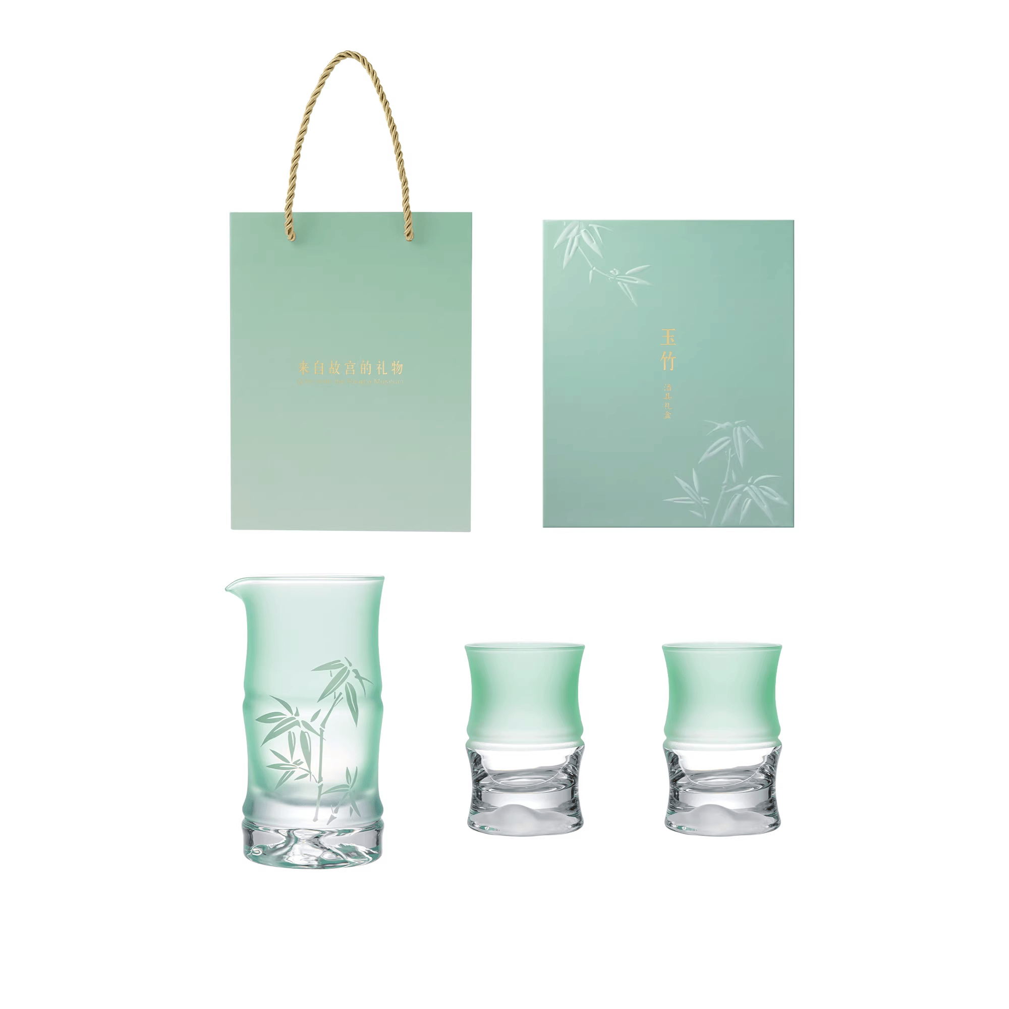 The Palace Museum Prosperity Bamboo Jade Wine Set